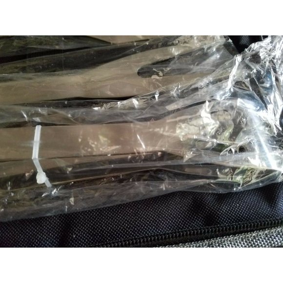 3-Piece Stainless Steel BBQ Grill Tool Set w/case Outdoor Camping Barbecue Tools - Picture 5 of 7